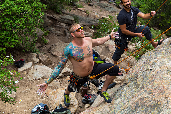 rock climb